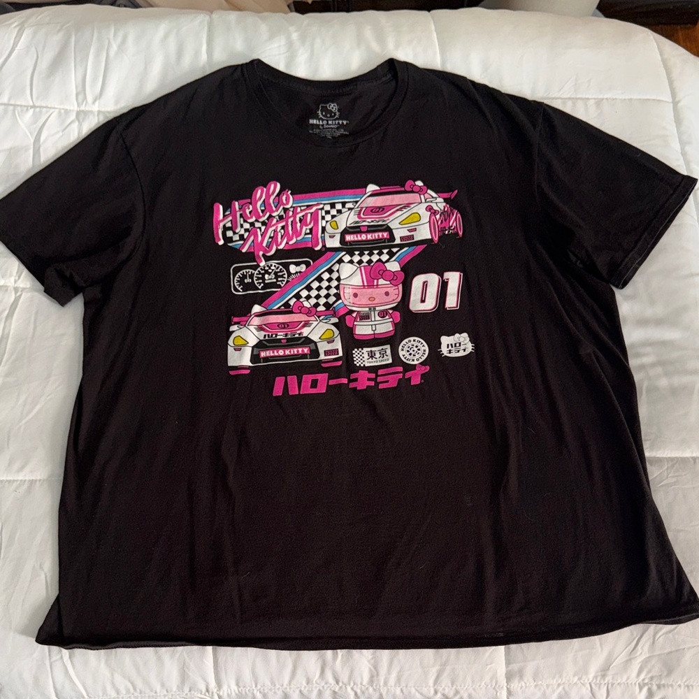 Hello Kitty Pink and Black Kids Tee